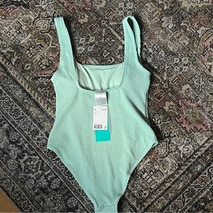 H&M one piece ribbed swim